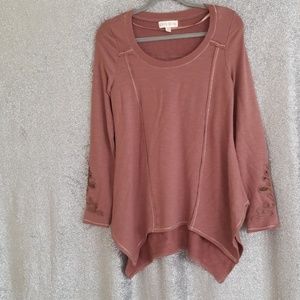 Knox rose sweater size small cuff detailing